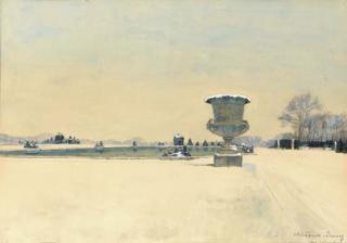 Alexander Nicholaevich Benois - View of A Park At Versailles