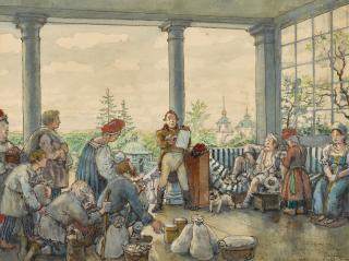 Alexander Nikolaevich Benois - A Landlord\'s Morning