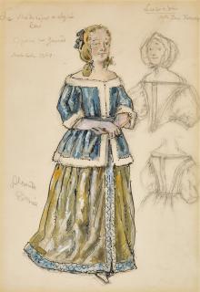 Alexander Nikolaevich Benois - Four Costume Designs