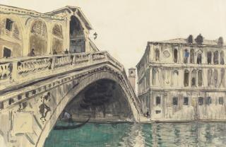 Alexander Nikolaevich Benois - Rialto Bridge