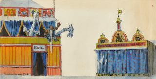 Alexander Nikolaevich Benois - Set Design for Petrushka