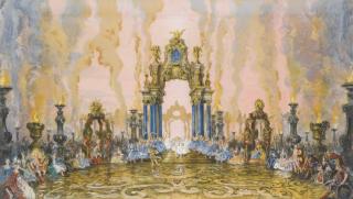 Alexander Nikolaevich Benois - Set Design For The Marriage Of Psyche And Amour