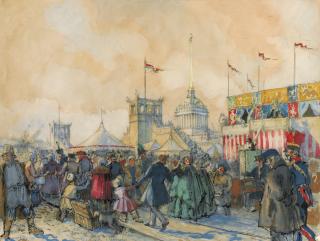 Alexander Nikolaevich Benois - Shrovetide Fair