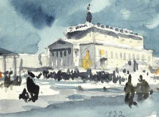 Alexander Nikolaevich Benois - The Bolshoi Kammeny Theatre, St Petersburg