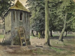 Alexander Nikolaevich Benois - The Hen Coop