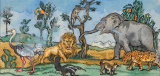 Alexander Nikolaevich Benois - Two Designs for Petrushka