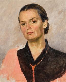 Alexander Nikolaevich Samokhvalov - Portrait of the Artist\'s Wife