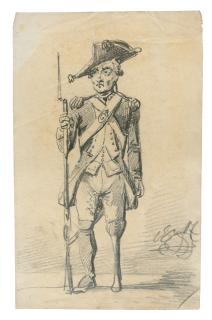 Alexander Orlowski - Soldier with a pegleg; Soldier with a bayonet; Elderly sailor; and Sailor
