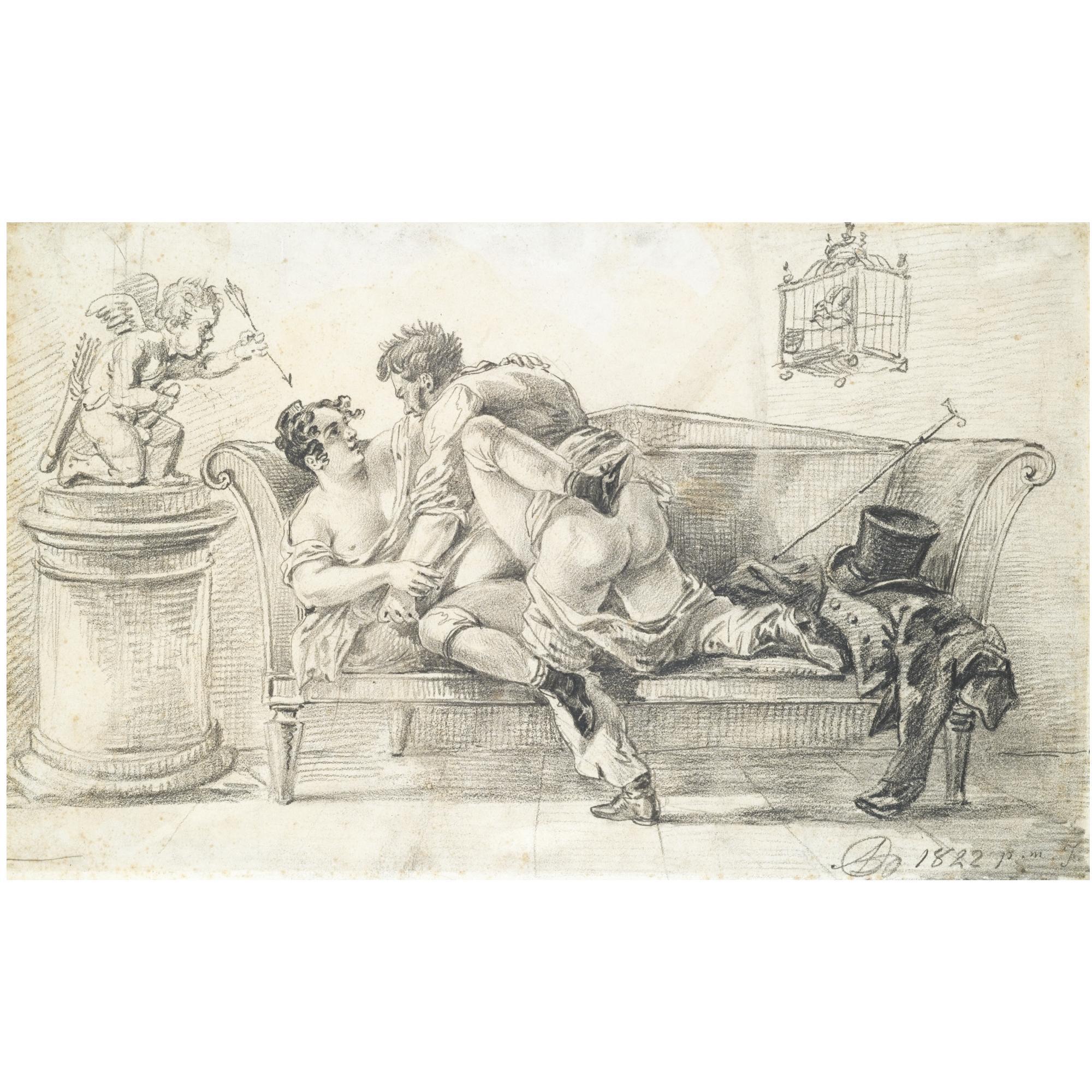 Alexander Osipovich Orlovsky - Amorous Couple