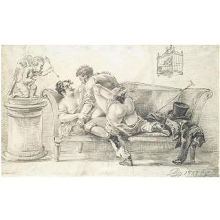 Alexander Osipovich Orlovsky - Amorous Couple