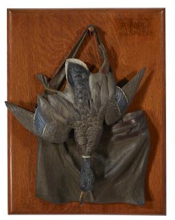 Alexander Pope - Mallard and Game Bag After the Hunt