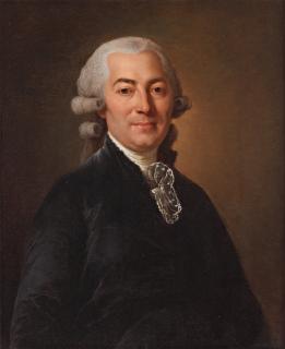 Alexander Roslin - Gentleman in a black justacorps