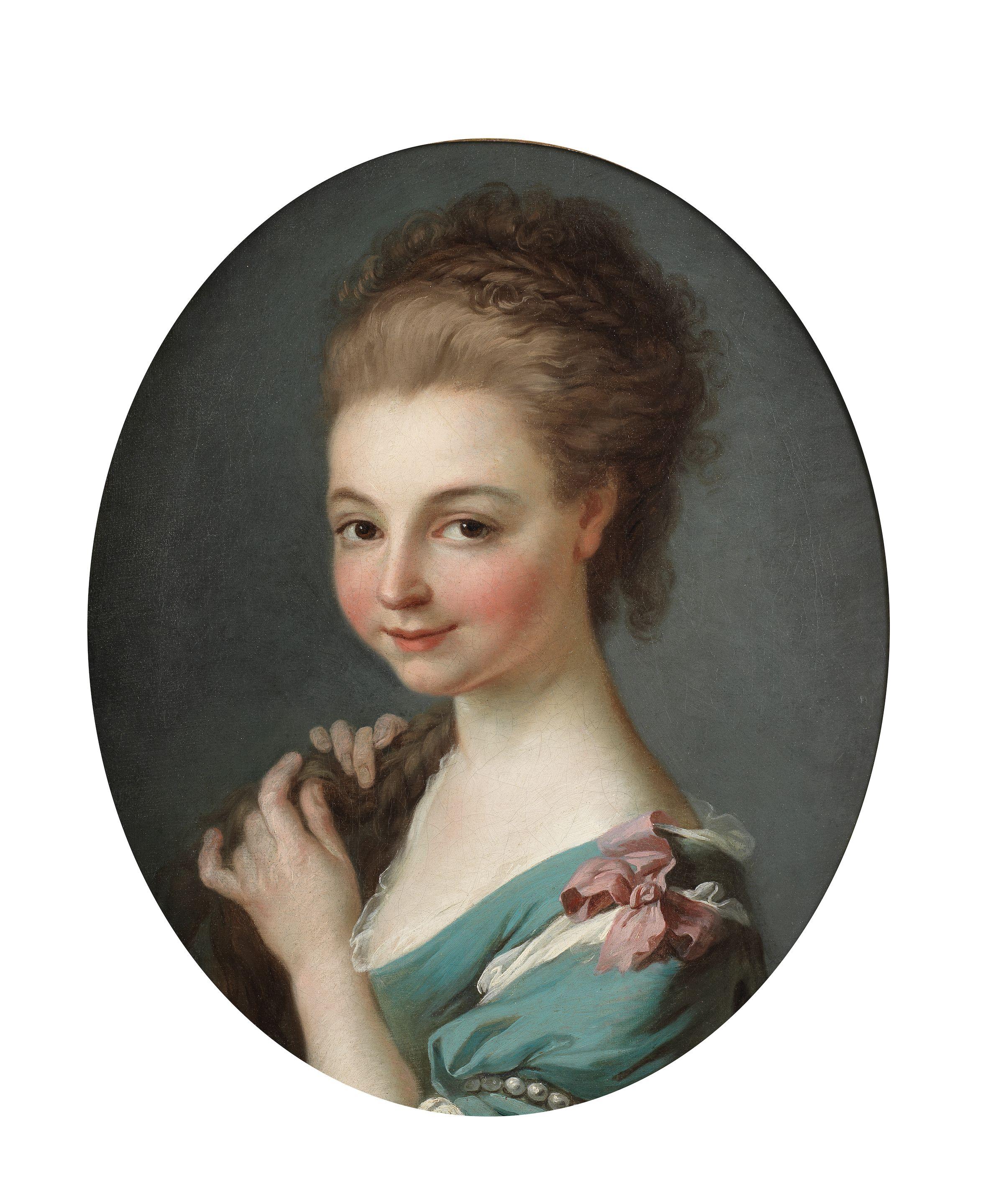 Alexander Roslin - Portrait of a young girl