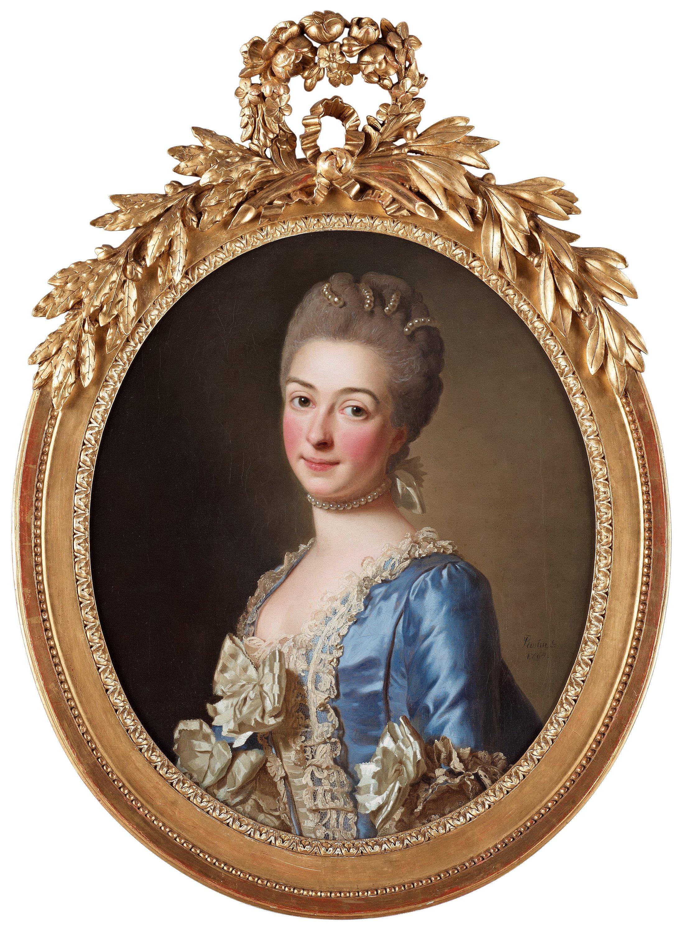 Alexander Roslin - Portrait of an unknown lady