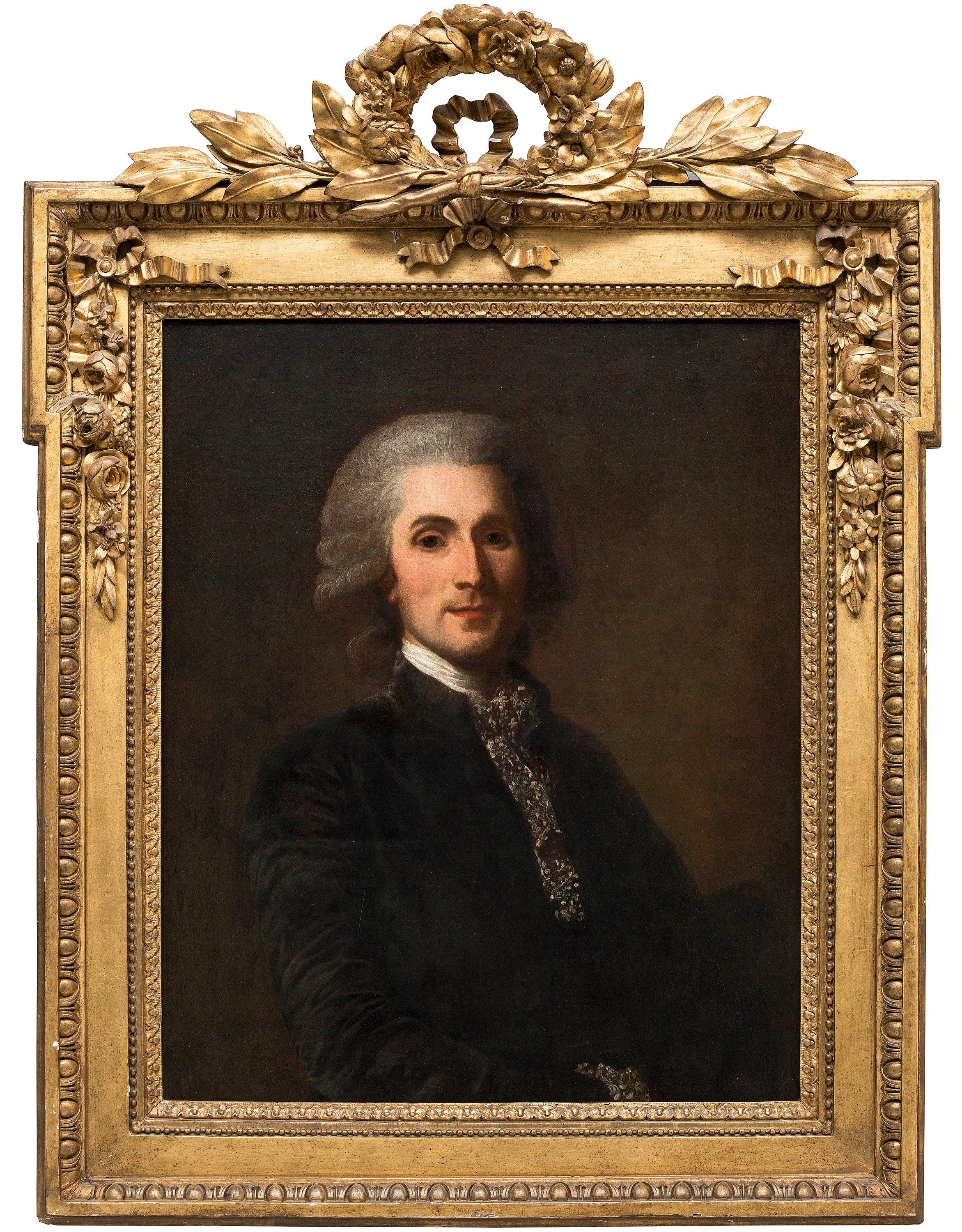 Alexander Roslin - Portrait of Claude-François Martineau de Floriant (1752–1827)