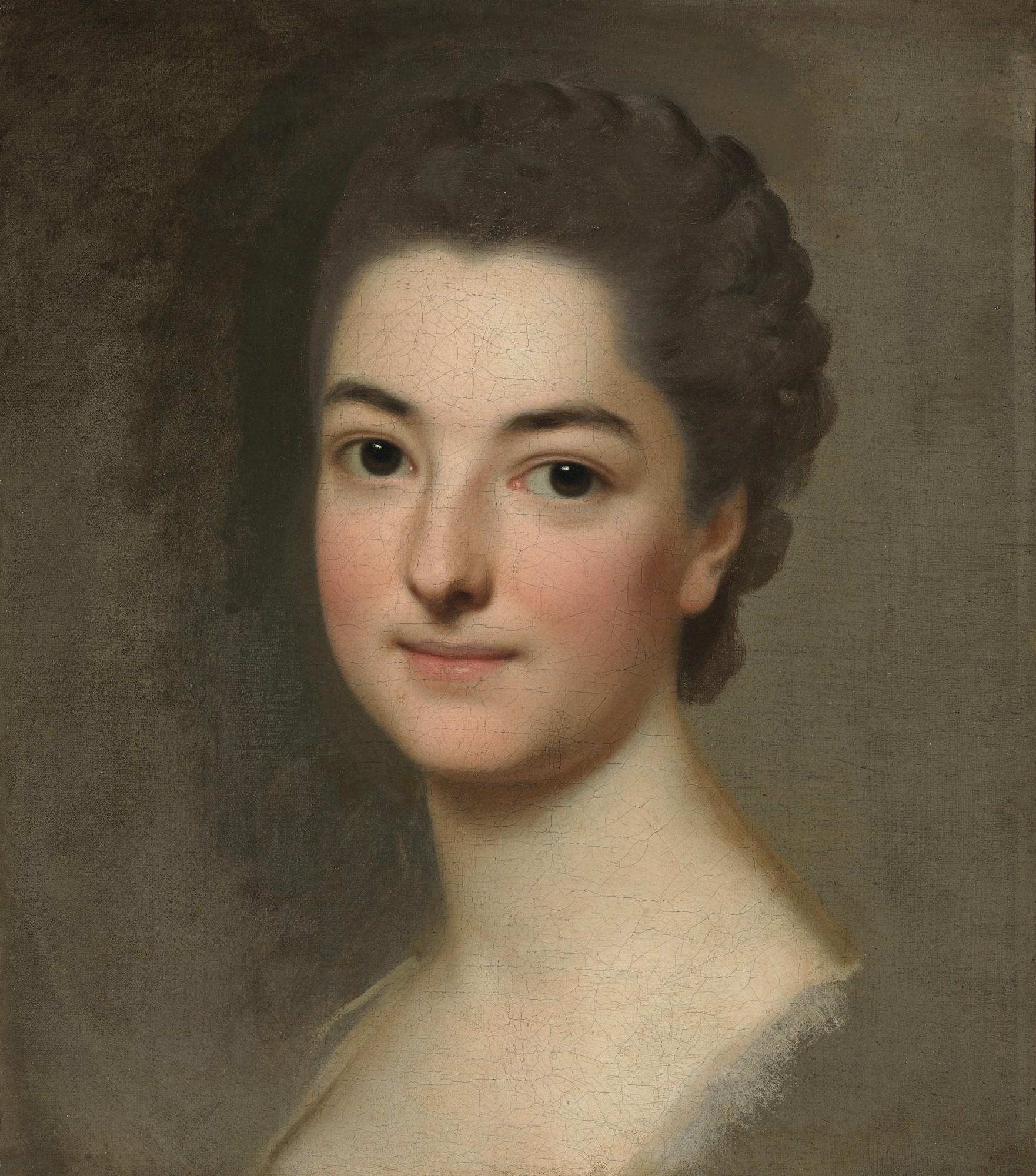 Alexander Roslin - Study Of The Head Of A Woman, Perhaps The Artist’S Wife, Née Marie Suzanne Giroust