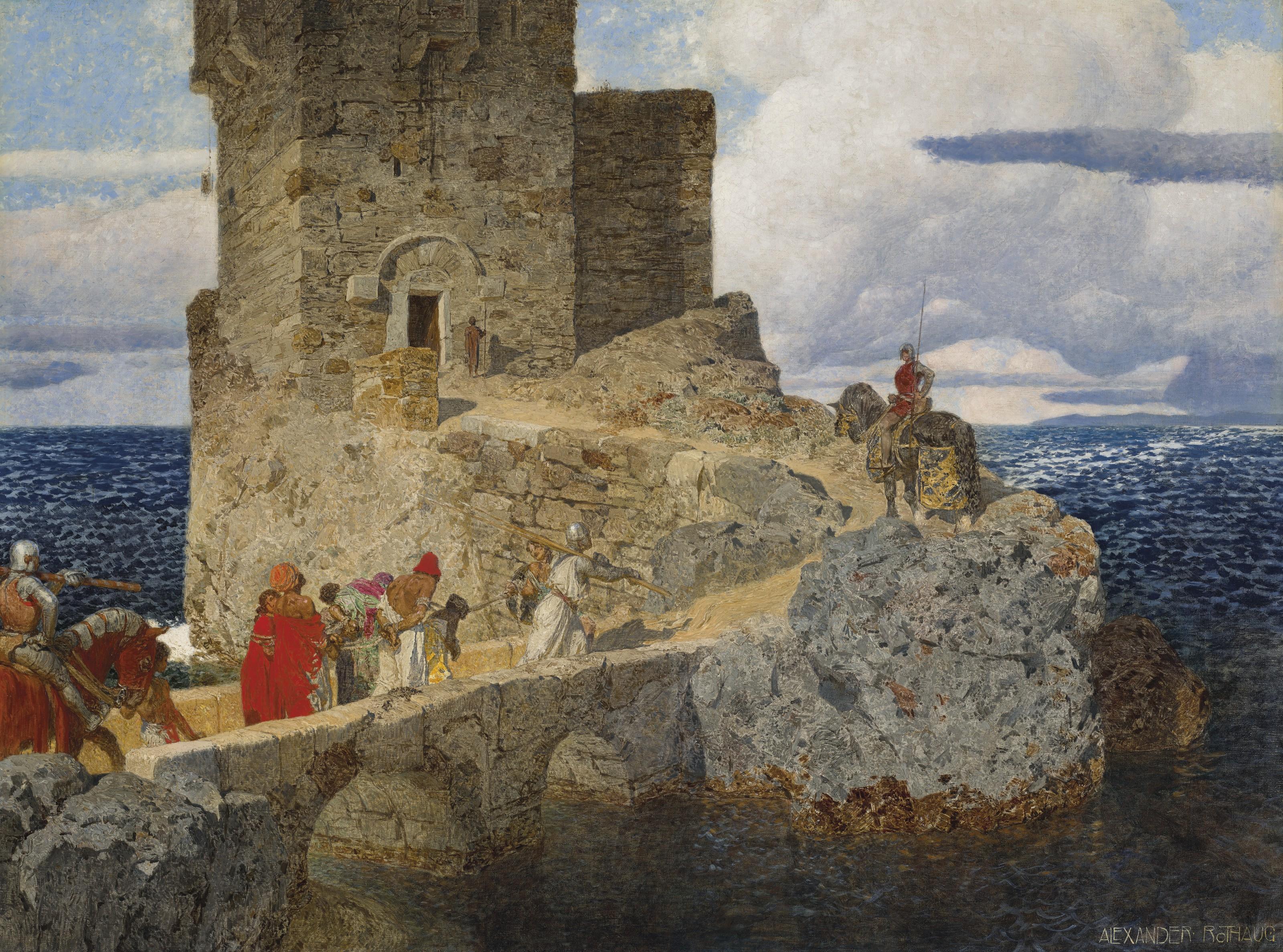 Alexander Rothaug - Maurenturm an der spanische Küste