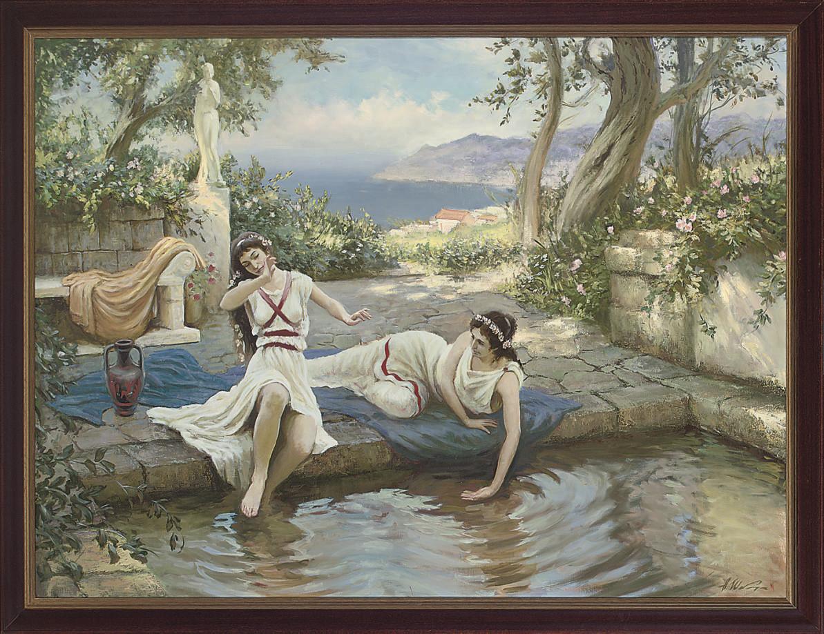 Alexander Shevchuk - Classical Maidens Playing By The Pool