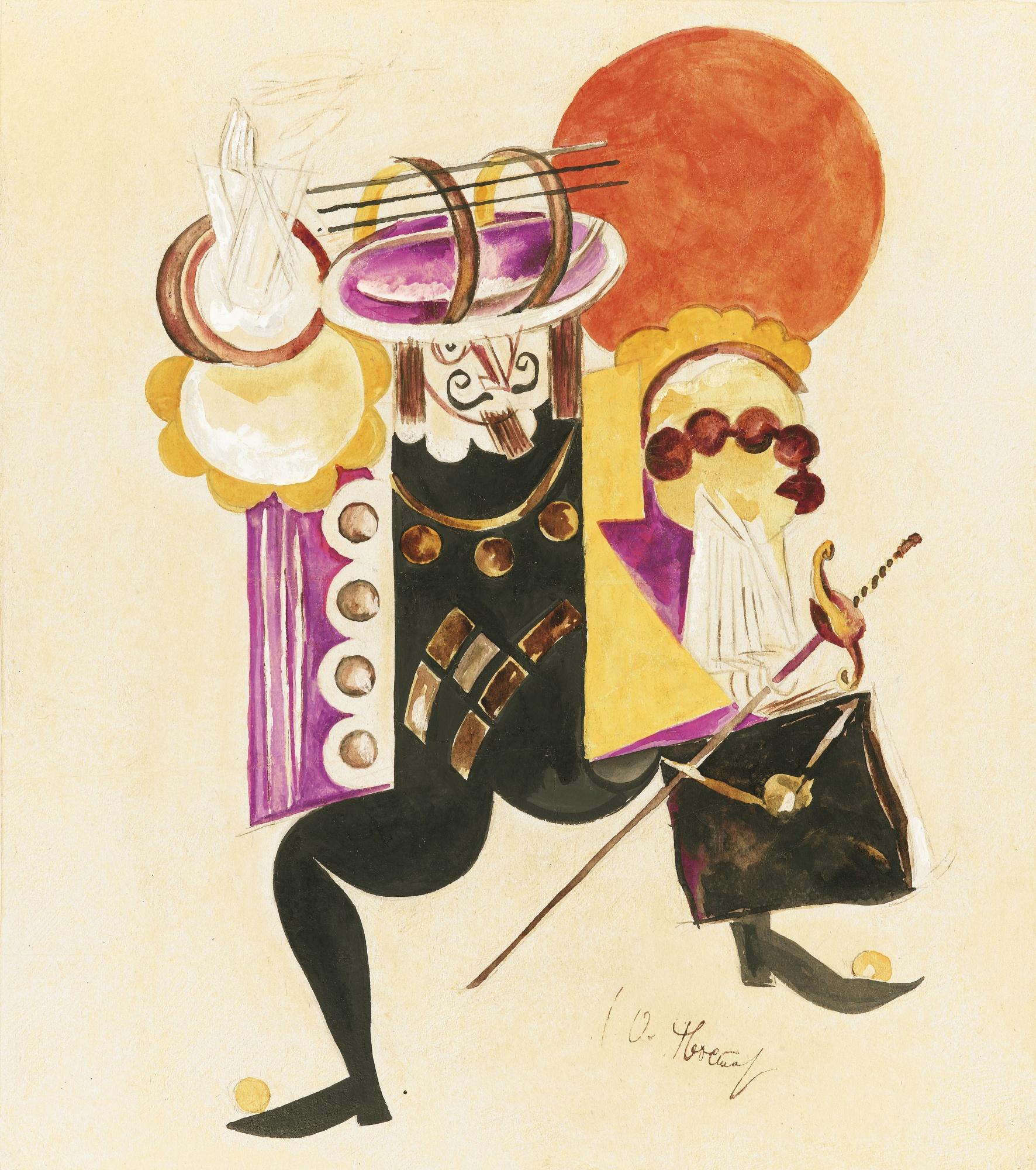 Alexander Veniaminovich Khvostenko-Khvostov - Costume Design For A Musketeer