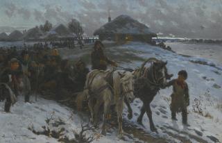 Alexander Vladimirovich Makovsky - Leaving For The Hunt