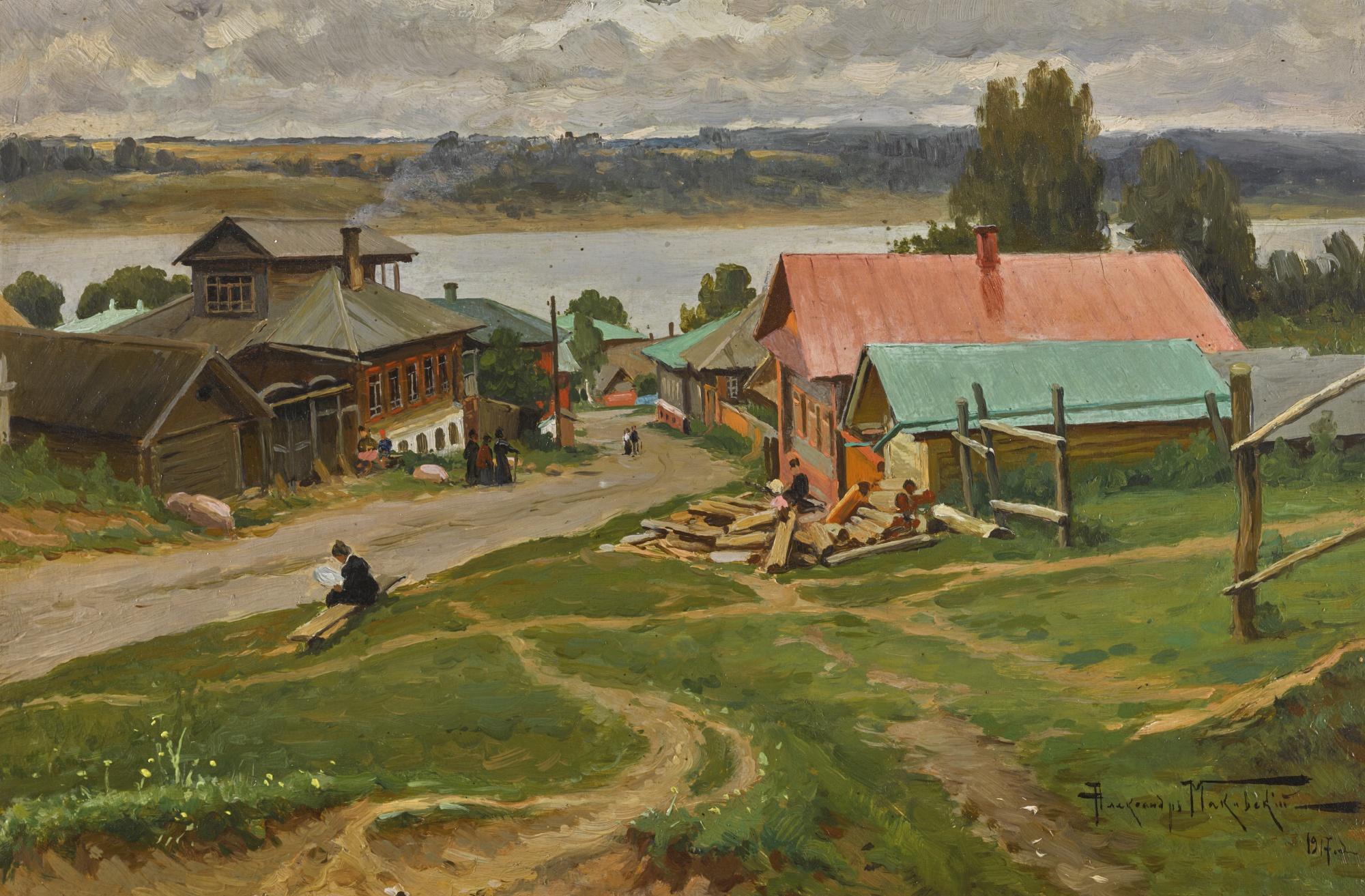 Alexander Vladimirovich Makovsky - On The Volga