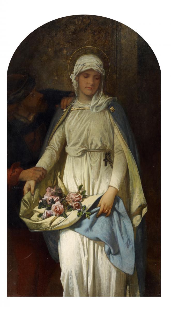 Alexander von Liezen-Mayer - Das Rosenwunder der heiligen Elisabeth