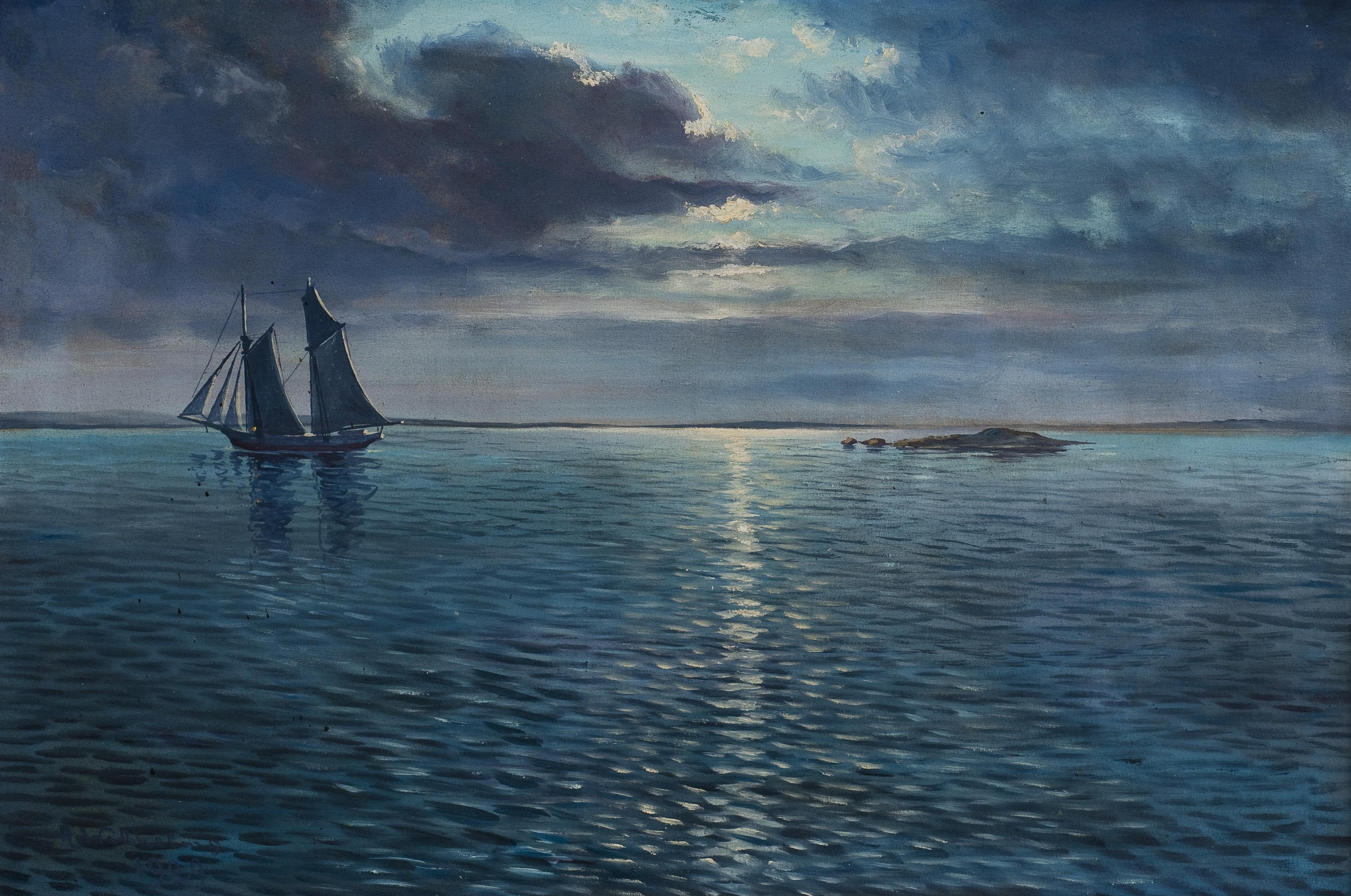 Alexander Wilhelms - Moonlight At The Sea.