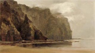 Alexander Williams, R.H.A. - The Minaum Cliffs, Achill Island, County Connaught, Ireland