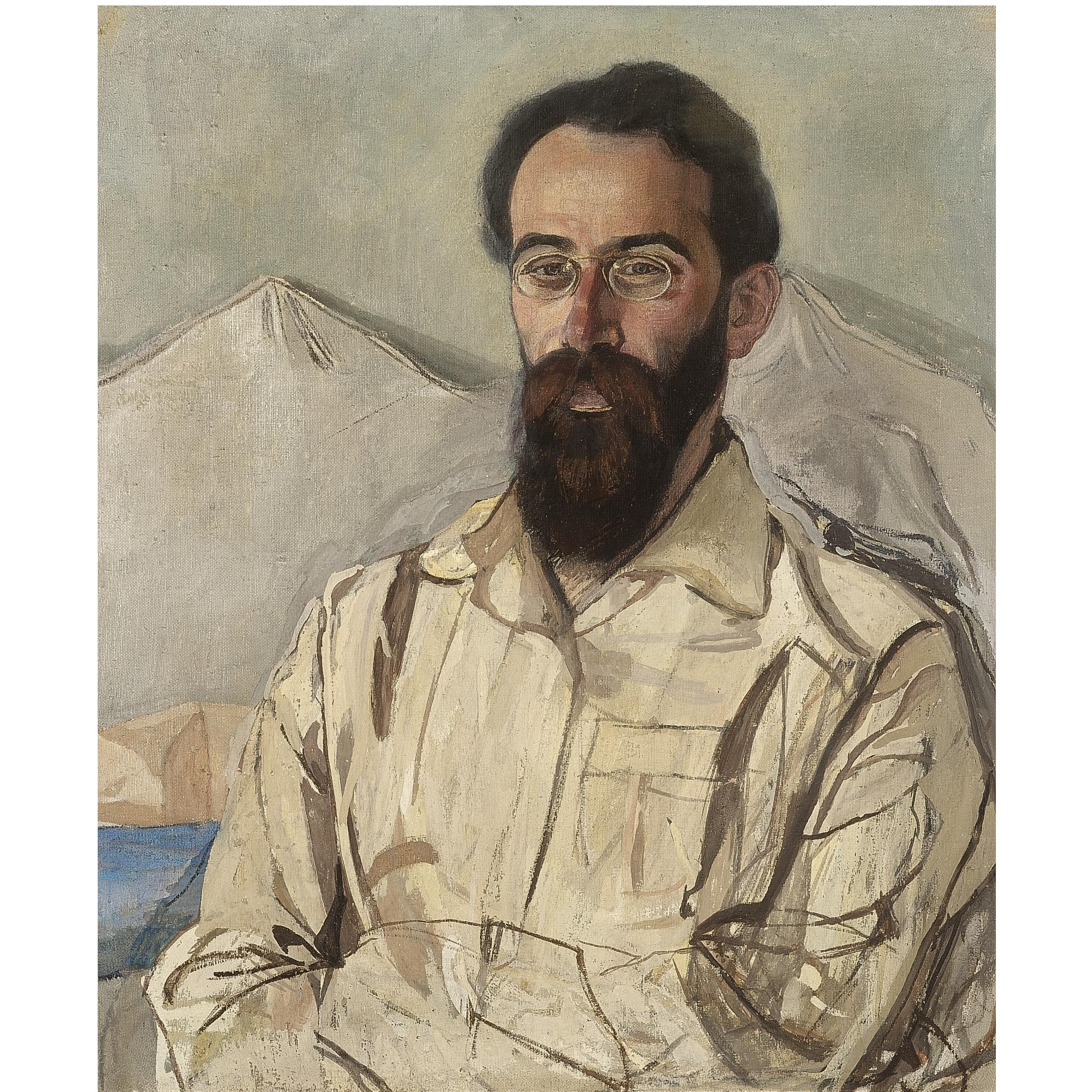 Alexander Yakovlevich Golovin - Portrait Of Fridrikh Eduardovich Krimmer, 1919