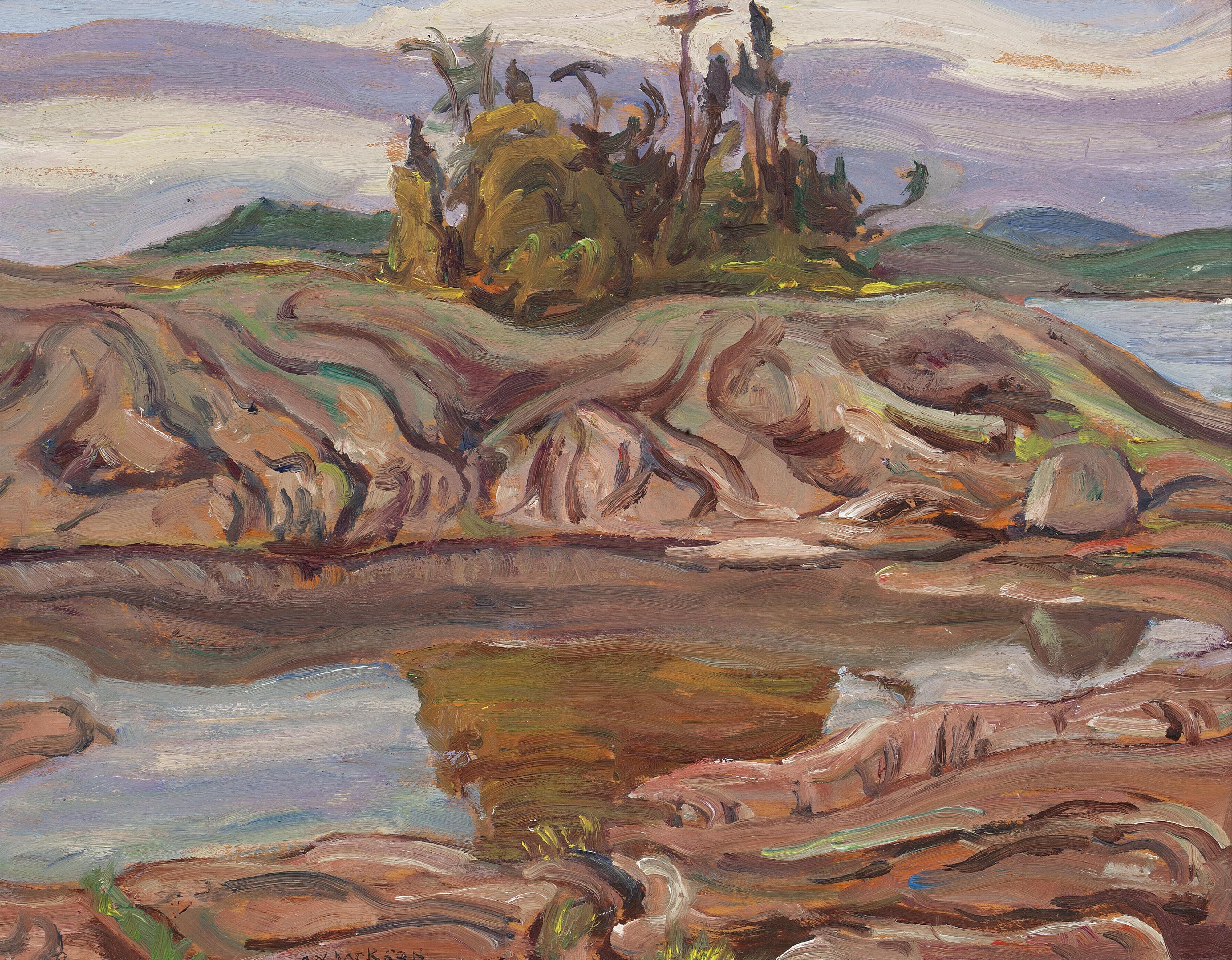 Alexander Young Jackson - Island, Gargantua Bay, Lake Superior