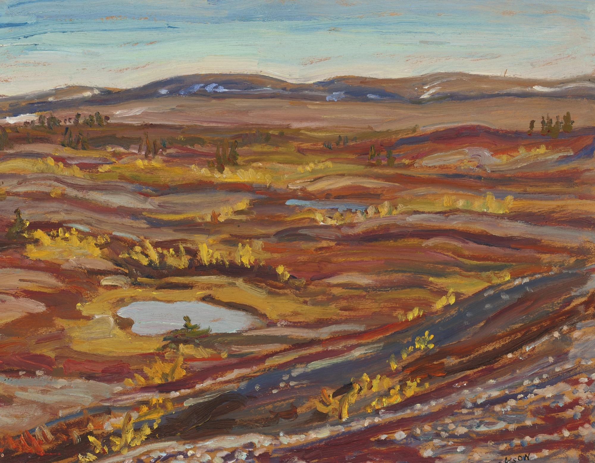Alexander Young Jackson - Landscape Near Coppermine, N.W.T.