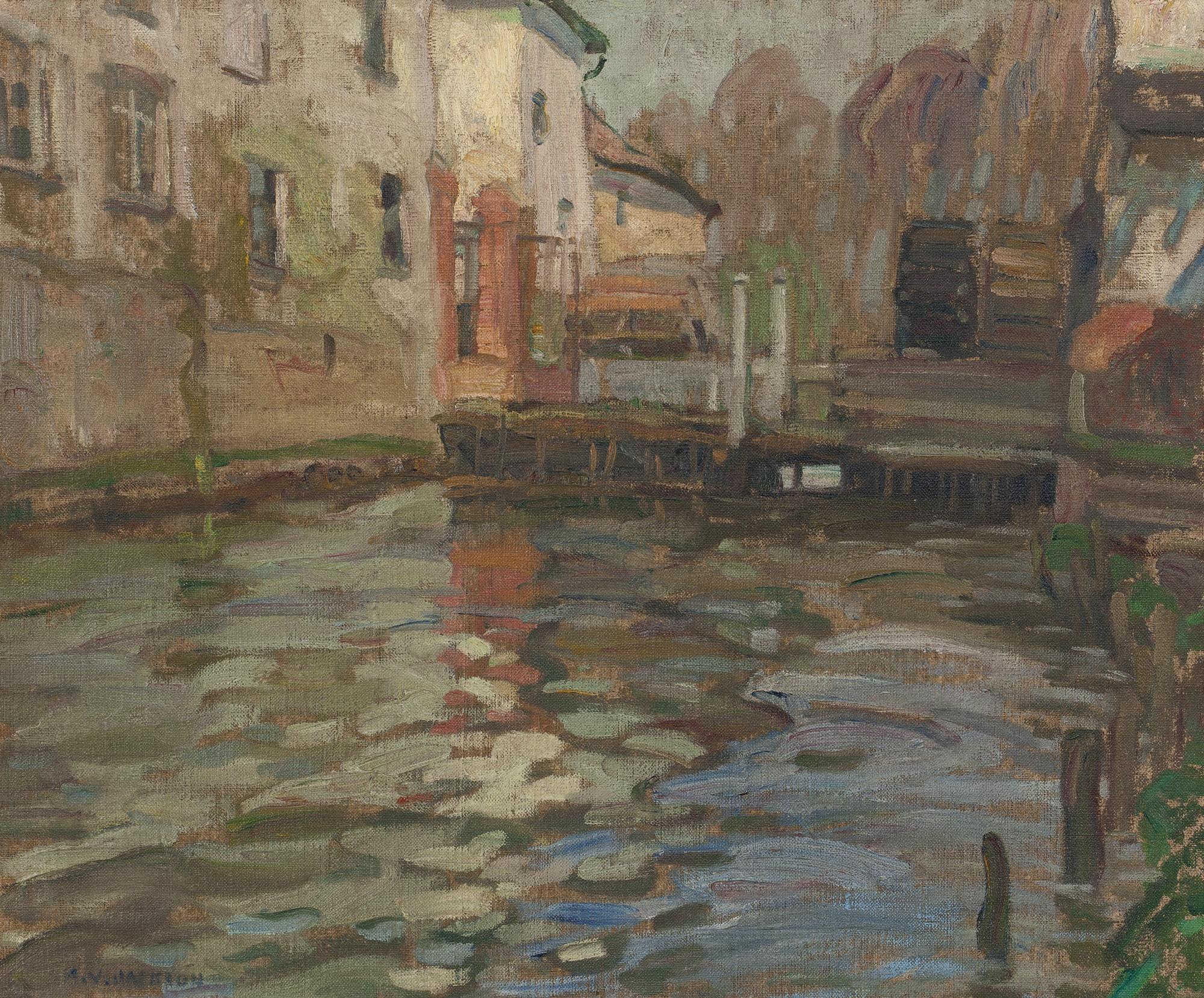 Alexander Young Jackson - The Somme River At Picquigny