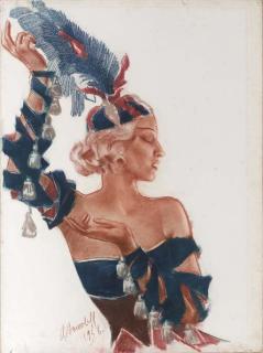 Alexandr Evgen\'Evich Iakovlev - Portrait of Tatiana Riabouchinska