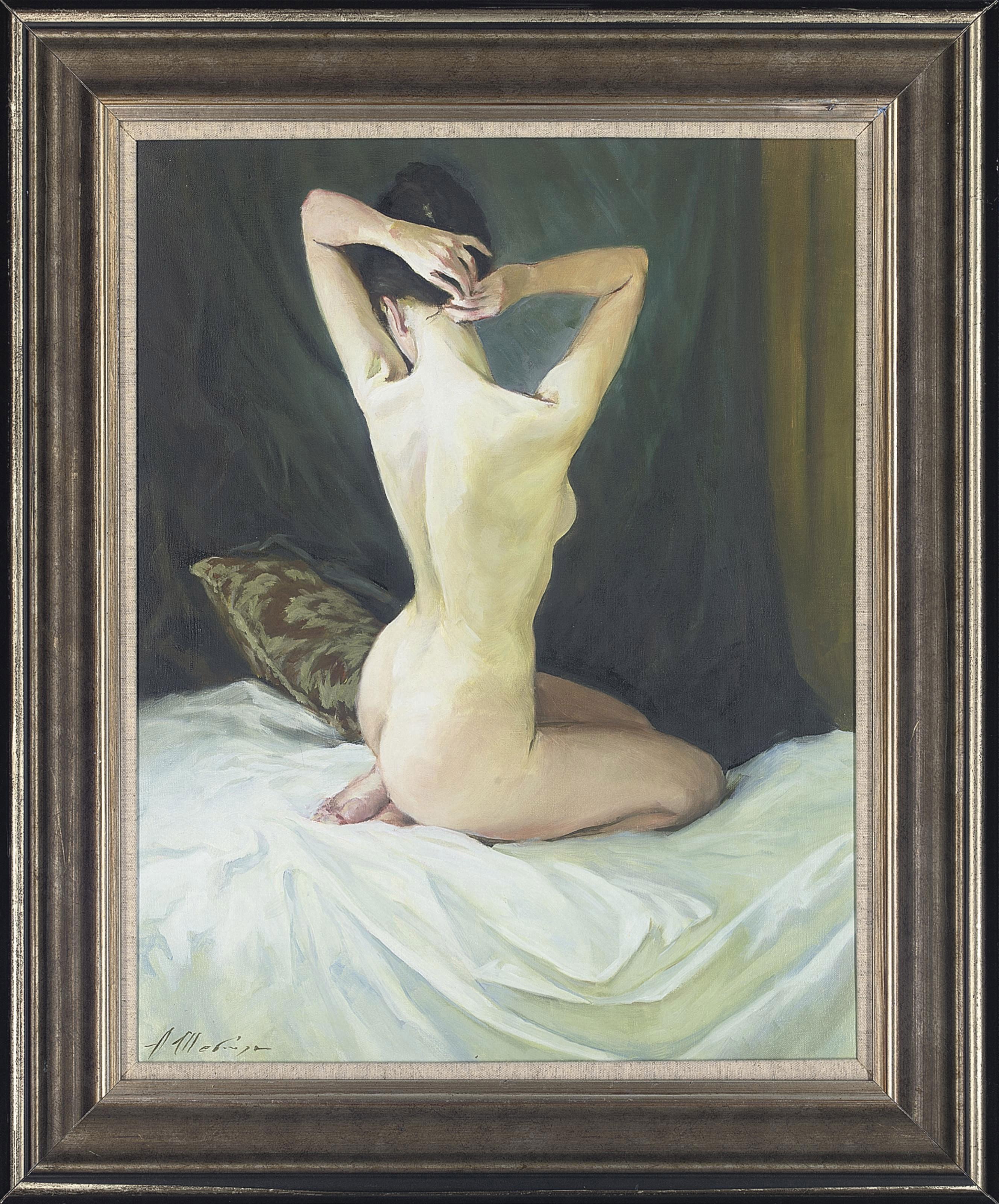 Alexandr Shevchuk - Nude on a bed