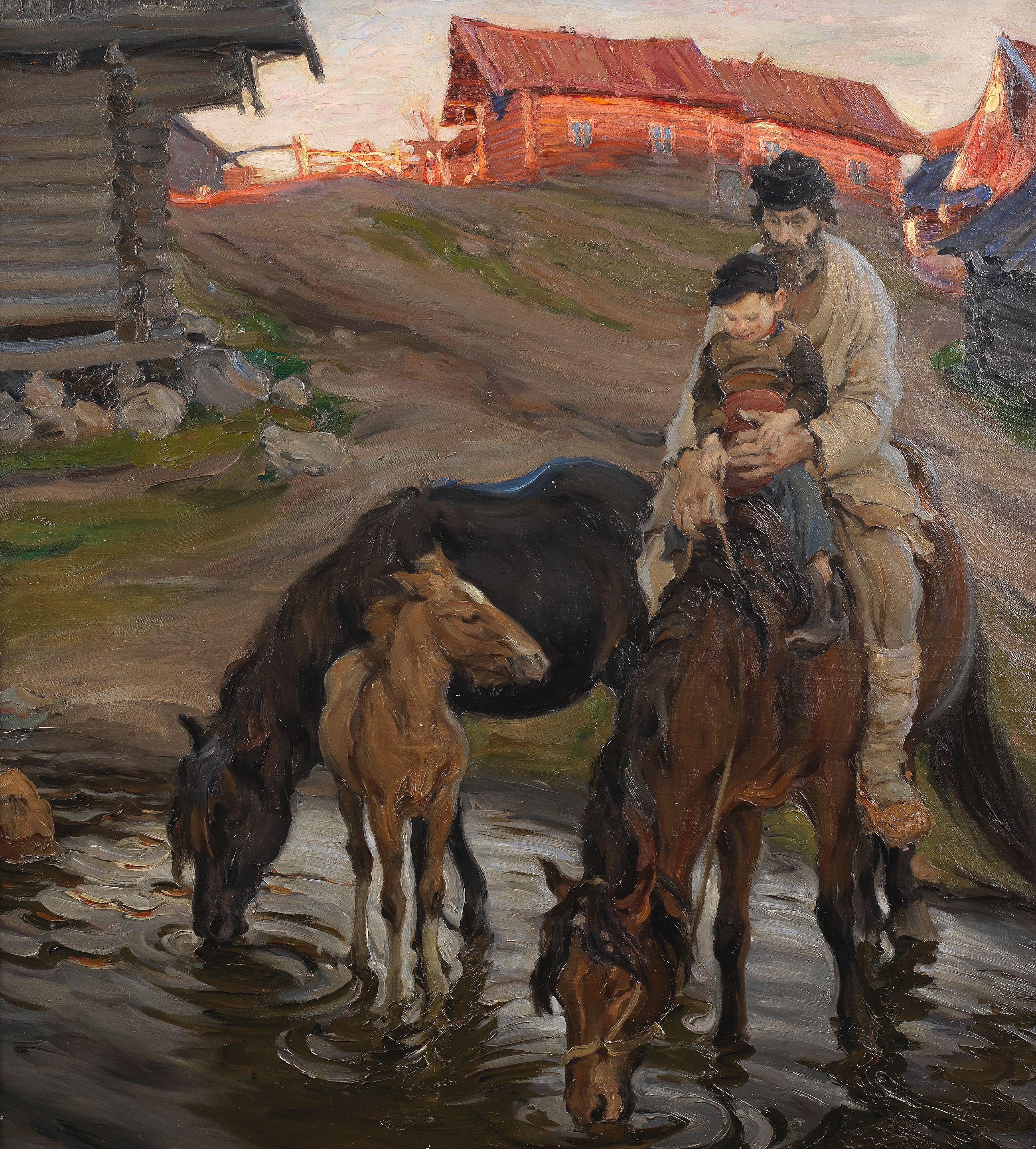 Alexandr Victorovich Moravov - \'At the watering place\'