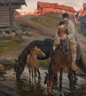Alexandr Victorovich Moravov - \'At the watering place\'