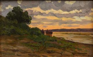 Alexandr Vladimirovich Makovski - Sunset.