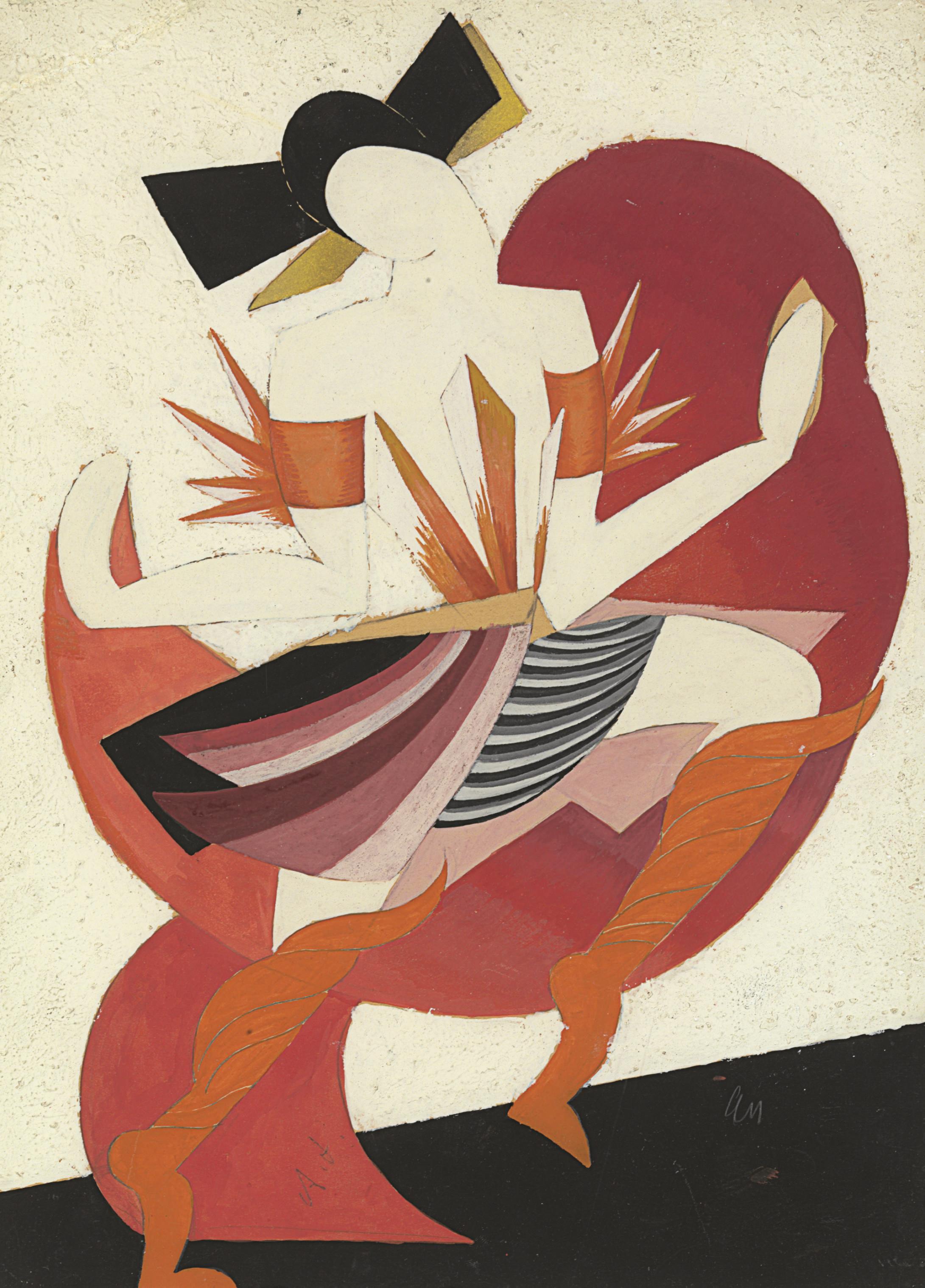 Alexandra Exter - A costume design for Romeo and Juliet: Juliet