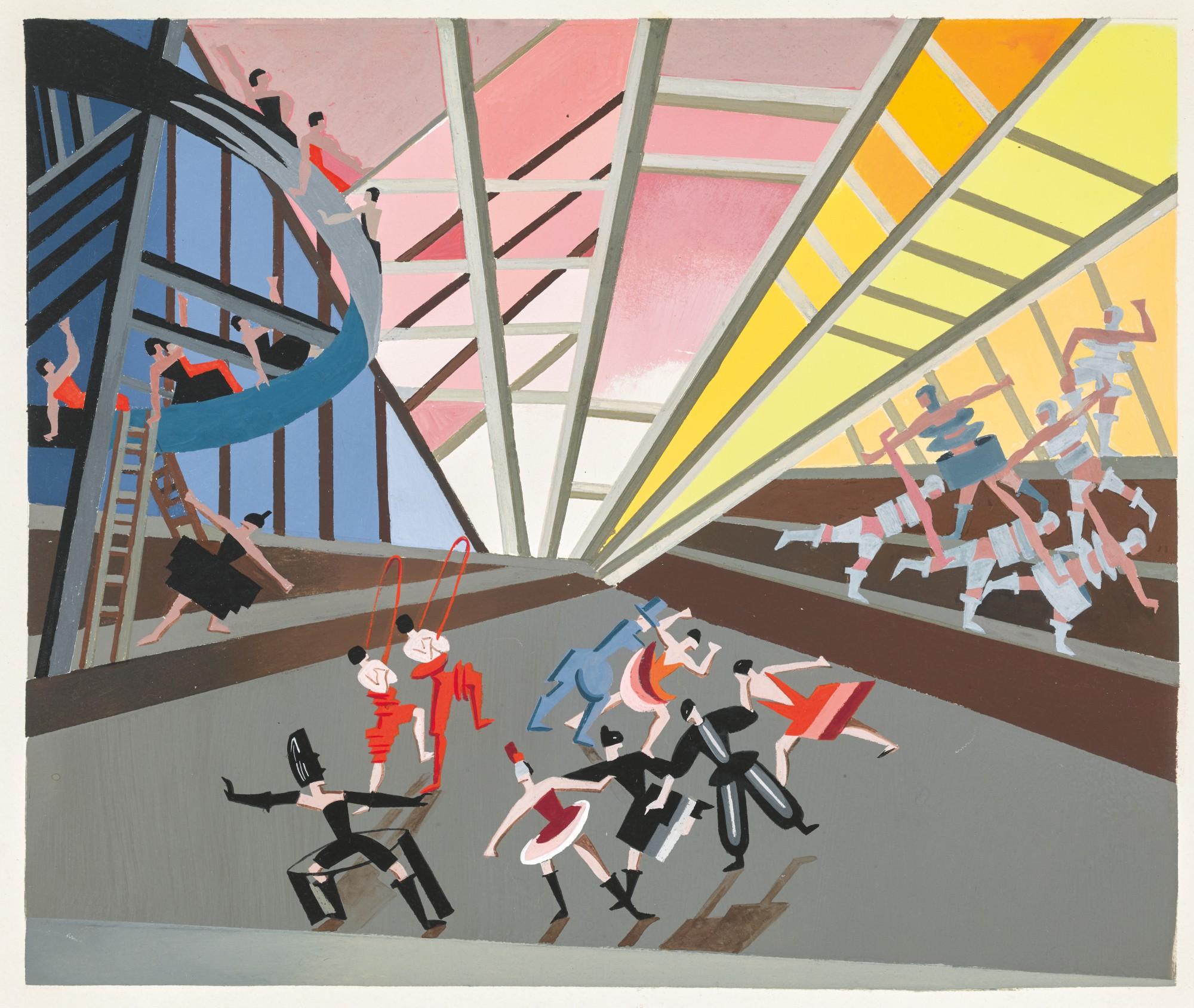 Alexandra Exter - Design for The Sports and Touring Ballet Revue