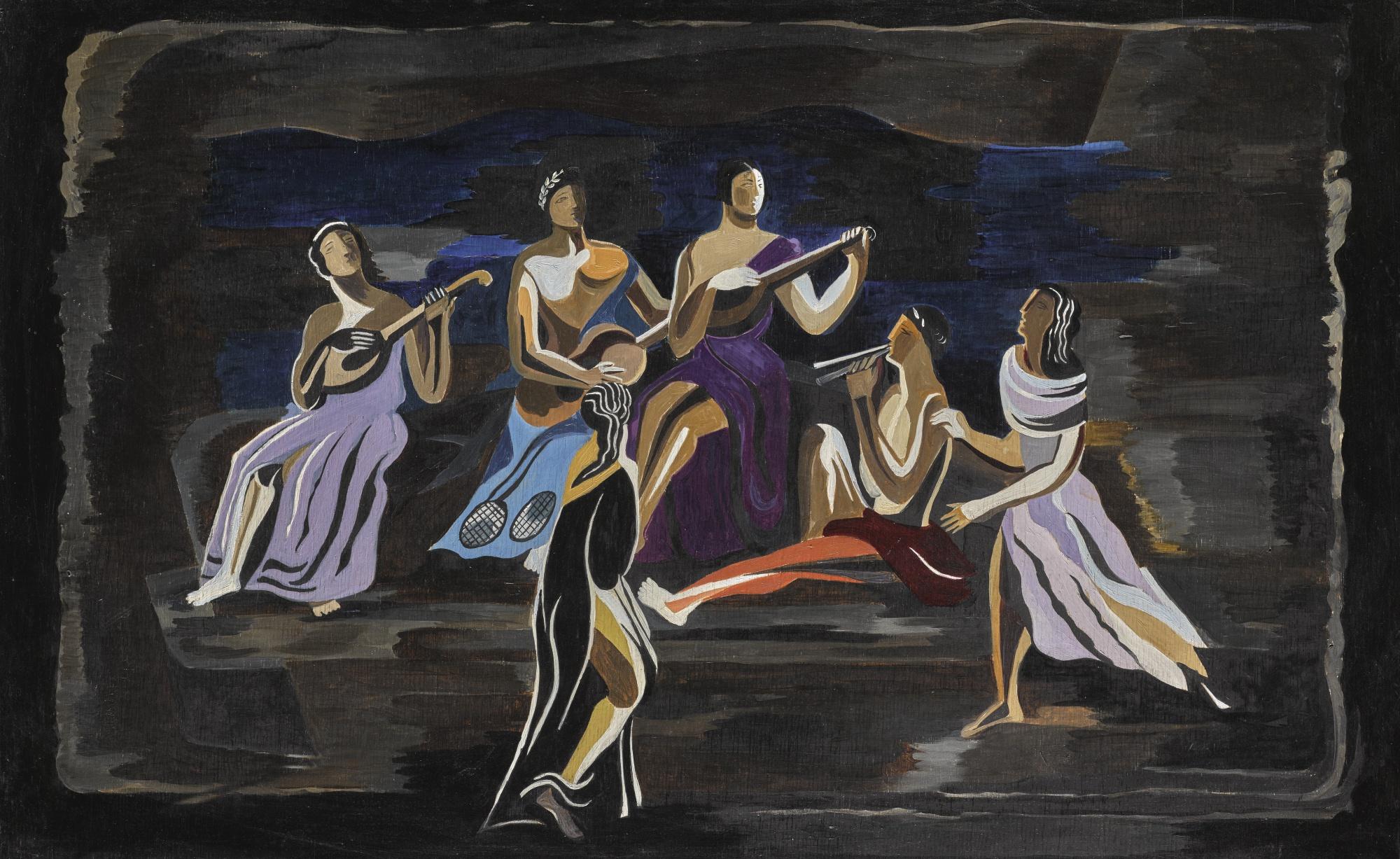 Alexandra Exter - Group Of Female Musicians