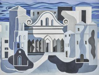 Alexandra Exter - Set Design With Classical Architecture