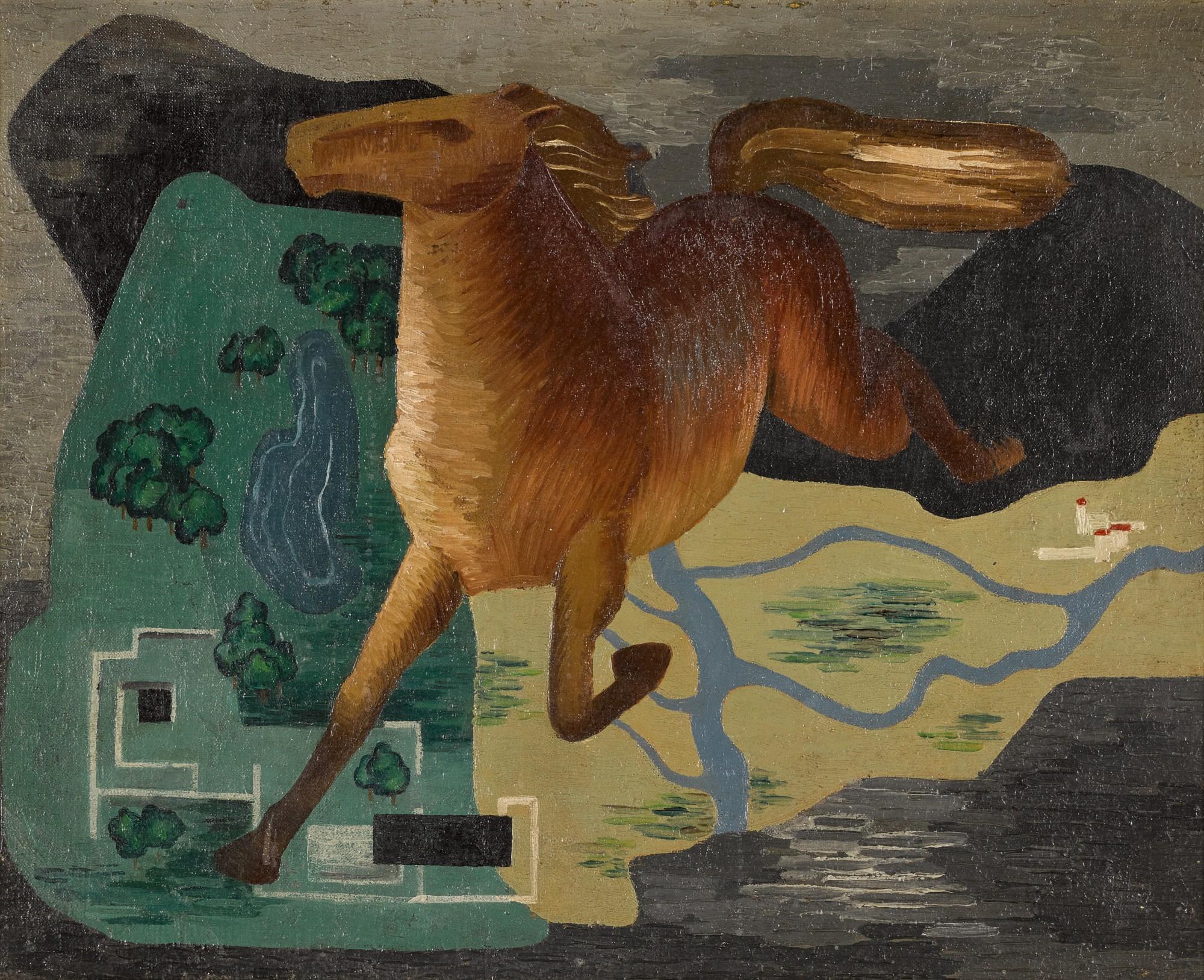 Alexandra Exter - Suprematist Horse