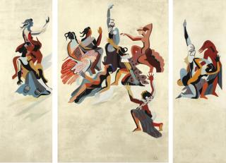 Alexandra Exter - Triptych