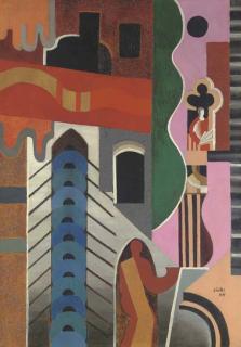 Alexandra Exter - Venise - Le Bateau Et La Ville