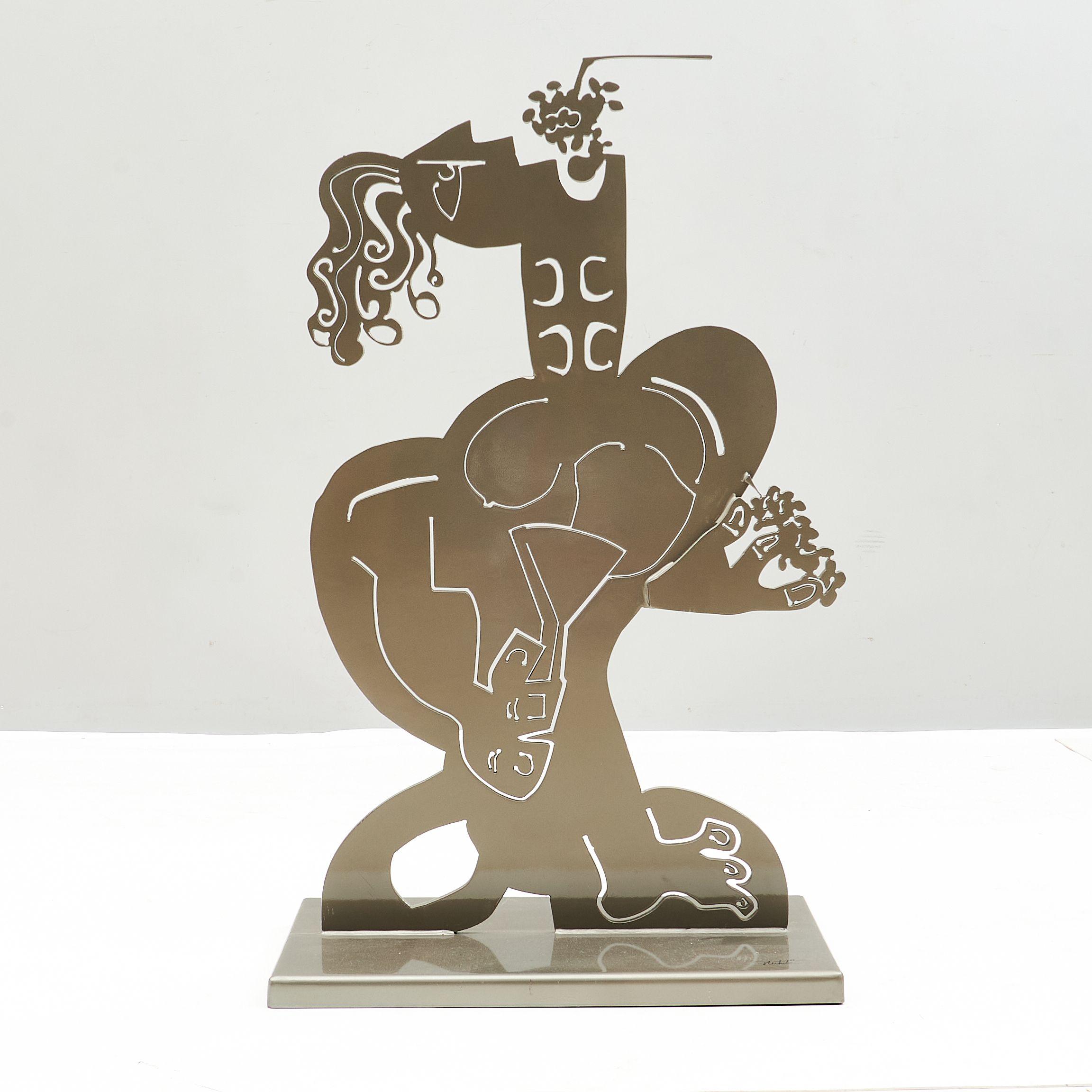 Alexandra Nechita - The Wine Taster 50 3/4 x 30 1/2 x 18 1/2 in. (128.0 x 77.5 x 47.0 cm)