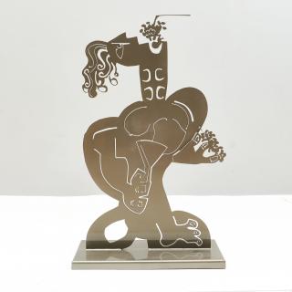 Alexandra Nechita - The Wine Taster 50 3/4 x 30 1/2 x 18 1/2 in. (128.0 x 77.5 x 47.0 cm)