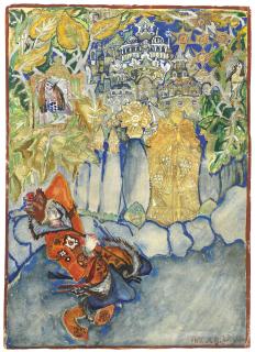 Alexandra Shchekotikhina-Pototskaya - Illustration for \'The little humpbacked horse\'