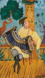 Alexandra Shchekotikhina-Pototskaya - Joueur d\'accordéon