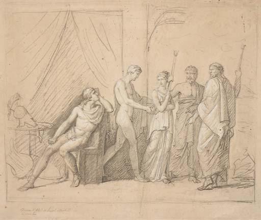 Alexandre Abel De Pujol - Le départ de Briséis (Iliade I, 345)