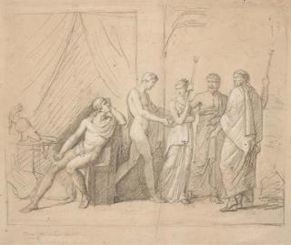 Alexandre Abel De Pujol - Le départ de Briséis (Iliade I, 345)